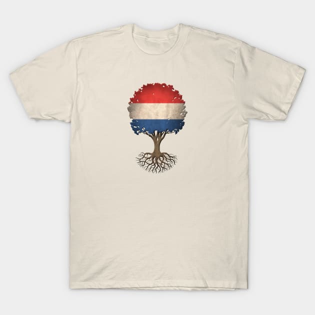 Tree of Life with Dutch Flag T-Shirt by jeffbartels